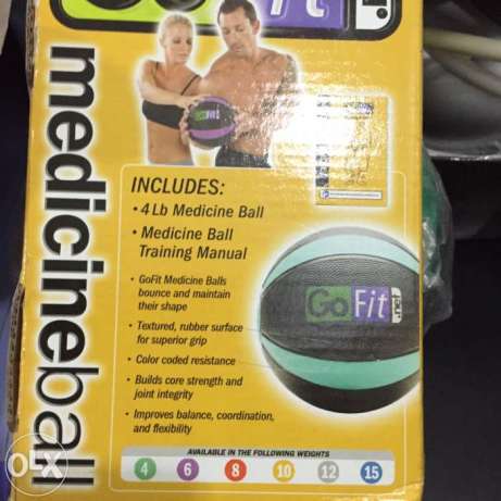 Gofit 4 lb Medicine Ball